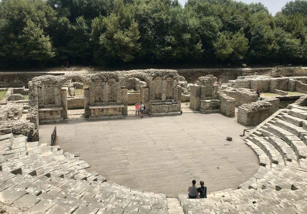 Roman ruins in Butrint Albania. Best places to visit in Albania