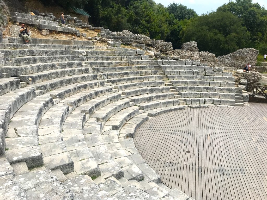 Roman Amphitheatre in Butrint Albania
