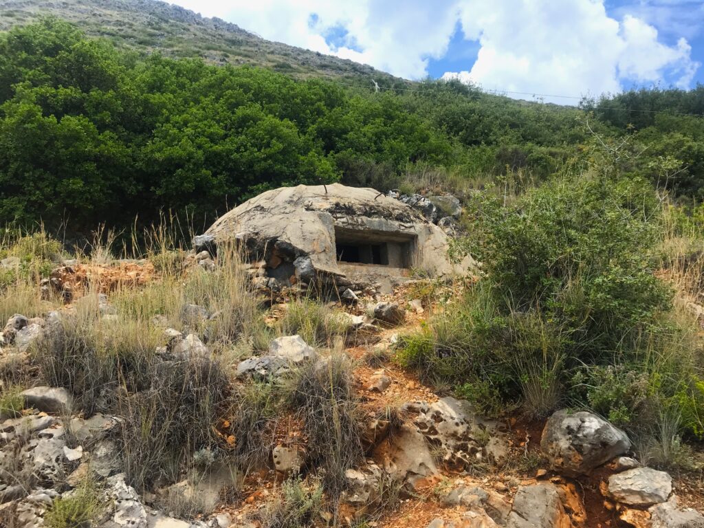 gjipe beach bunkers